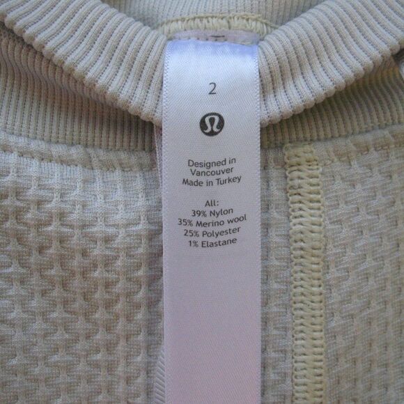 Lululemon Womens Engineered Warmth Jogger Pants Vapor White - Picture 15 of 16